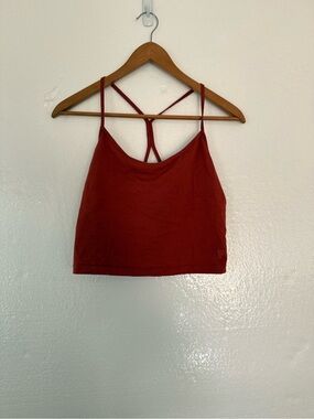 PINK Victoria's Secret Rust-Orange Cropped Tank